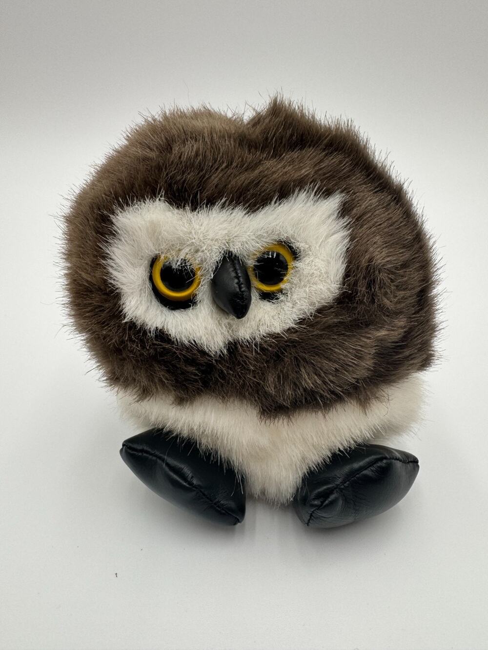 Puffkins Swibco "Olley Owl" Collectable 1997 Vintage Plush Stuffed Animal
